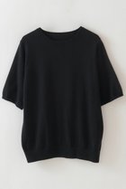 【ハー/HER.】の【8/21 12:00販売開始】ハーフスリーブニットプルオーバー 人気、トレンドファッション・服の通販 founy(ファニー) ファッション Fashion レディースファッション Fashion for Women トップス・カットソー Cut & Sew Tops ニット Knit Tops & Sweaters カジュアルプルオーバー・ニットトップス Pullovers & Knit Tops / Casual Pullovers 2025年 2025 2025-2026秋冬・A/W Autumn/Winter 2025–26 AW25–26 スリーブ Sleeve, Long Sleeve / Short Sleeve ハーフ Half, Half-Length ボトム Bottoms, Lower Wear A/W・秋冬 Autumn/Winter thumbnail ブラック|ID: prp329100004641626 ipo3291000000033474095