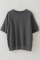 【ハー/HER.】の【8/21 12:00販売開始】ハーフスリーブニットプルオーバー 人気、トレンドファッション・服の通販 founy(ファニー) ファッション Fashion レディースファッション Fashion for Women トップス・カットソー Cut & Sew Tops ニット Knit Tops & Sweaters カジュアルプルオーバー・ニットトップス Pullovers & Knit Tops / Casual Pullovers 2025年 2025 2025-2026秋冬・A/W Autumn/Winter 2025–26 AW25–26 スリーブ Sleeve, Long Sleeve / Short Sleeve ハーフ Half, Half-Length ボトム Bottoms, Lower Wear A/W・秋冬 Autumn/Winter thumbnail チャコールグレー|ID: prp329100004641626 ipo3291000000033474096