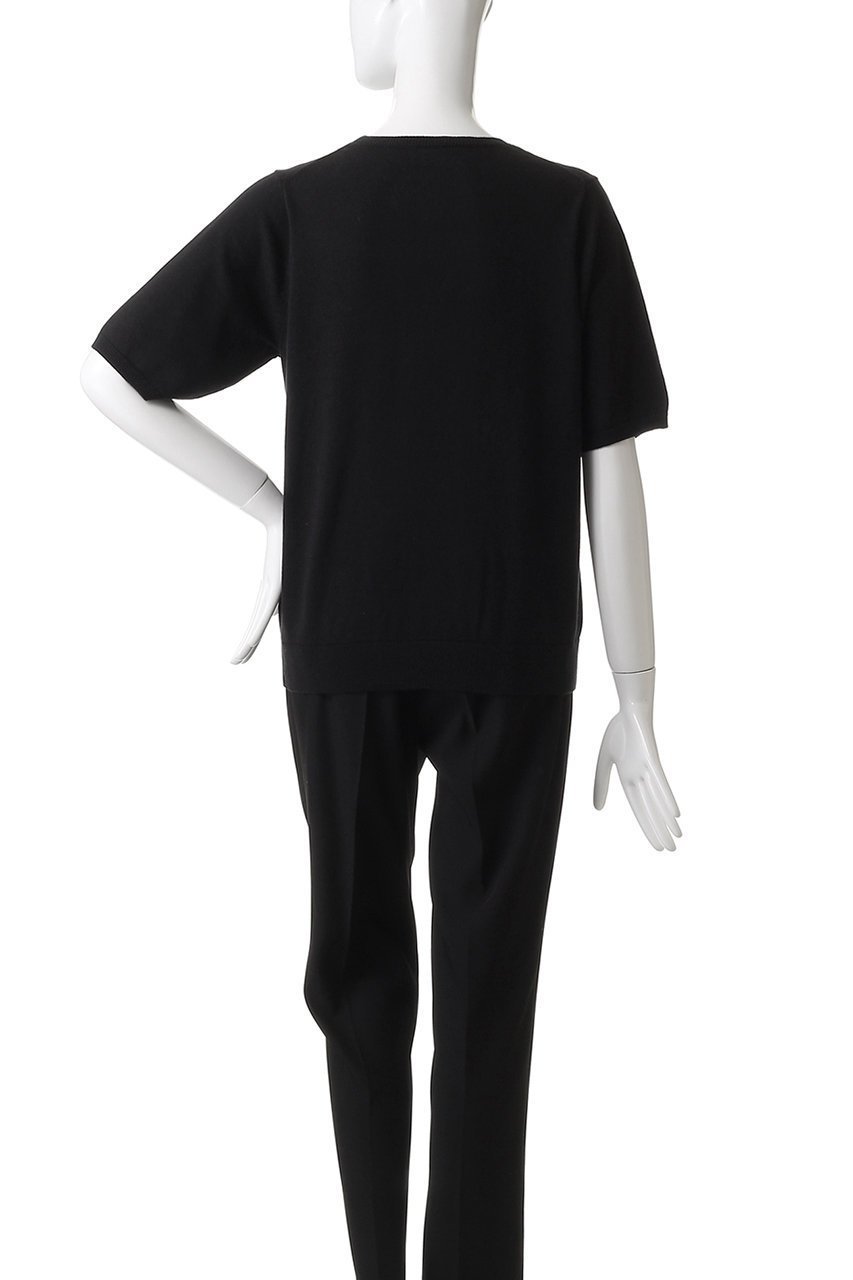 【ハー/HER.】のハーフスリーブニットプルオーバー 人気、トレンドファッション・服の通販 founy(ファニー) 　ファッション　Fashion　レディースファッション　Fashion for Women　トップス・カットソー　Cut & Sew Tops　ニット　Knit Tops & Sweaters　カジュアルプルオーバー・ニットトップス　Pullovers & Knit Tops / Casual Pullovers　スリーブ　Sleeve, Long Sleeve / Short Sleeve　ハーフ　Half, Half-Length　ボトム　Bottoms, Lower Wear　other-7|ID: prp329100004641626 ipo3291000000033527853