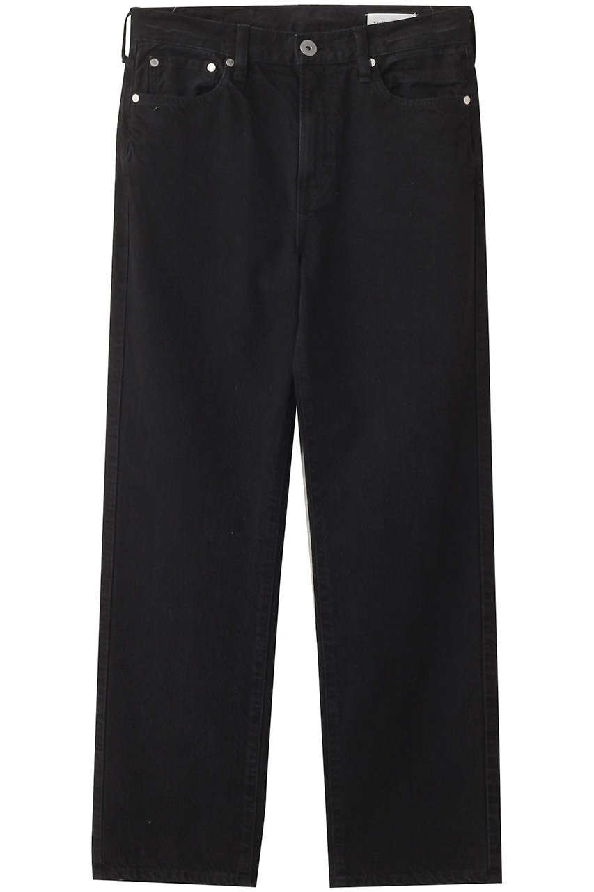 【アッパー ハイツ/upper hights】の【8/28 8:00販売開始】【amalie & cecilie upper hights】THE AMALIE デニムパンツ インテリア・キッズ・メンズ・レディースファッション・服の通販 founy(ファニー) 　ファッション　Fashion　レディースファッション　Fashion for Women　パンツ　Pants & Trousers　デニムパンツ・ジーンズ・美脚デニム　Denim Jeans & Pants　ストレート　Straight, Straight Cut　デニム　Denim, Jeans Material　フィット　Fit, Slim Fit　定番　Standard, Basic Item　JET BLACK|ID: prp329100004641629 ipo3291000000033474119