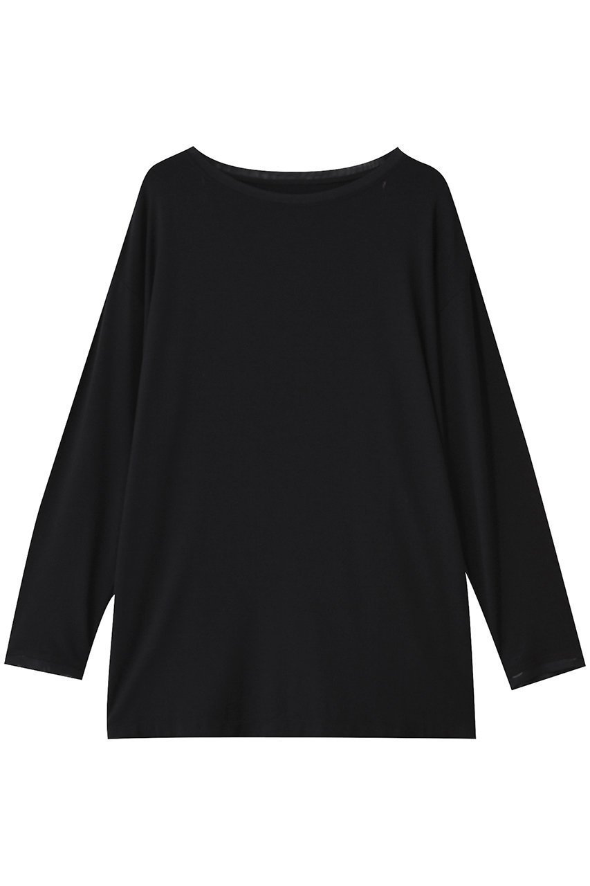 【キッドブルー/KID BLUE】の25レーヨンベア天トップス インテリア・キッズ・メンズ・レディースファッション・服の通販 founy(ファニー) 　ファッション　Fashion　レディースファッション　Fashion for Women　トップス・カットソー　Cut & Sew Tops　なめらか　Smooth, Silky Texture　パジャマ　Pajamas, Sleepwear　リラックス　Relax, Relaxed Fit　再入荷　Restock / Back in Stock　旅行　Travel　ブラック|ID: prp329100004641634 ipo3291000000035136094