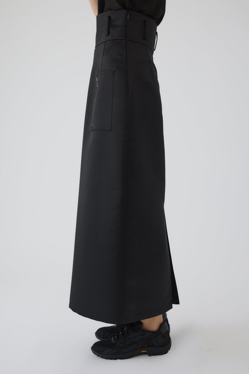 【リムアーク/RIM.ARK】の【8/20 10:00販売開始】Zip pocket SK/スカート 人気、トレンドファッション・服の通販 founy(ファニー) 　ファッション　Fashion　レディースファッション　Fashion for Women　スカート　Skirts　ロングスカート　Long Skirts / Maxi & Midi Skirts　エレガント 上品　Elegant　コンパクト　Compact, Small Size　サテン　Satin, Glossy Fabric　フォルム　Silhouette, Form　ロング　Long, Long-Length　新作・新入荷　New Arrivals / New In　other-3|ID: prp329100004641635 ipo3291000000033474166
