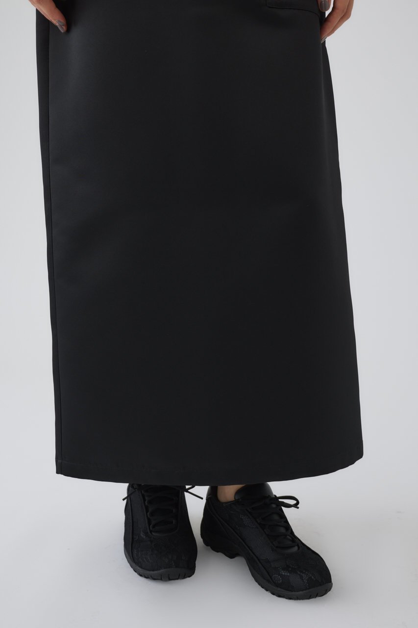 【リムアーク/RIM.ARK】の【8/20 10:00販売開始】Zip pocket SK/スカート 人気、トレンドファッション・服の通販 founy(ファニー) 　ファッション　Fashion　レディースファッション　Fashion for Women　スカート　Skirts　ロングスカート　Long Skirts / Maxi & Midi Skirts　エレガント 上品　Elegant　コンパクト　Compact, Small Size　サテン　Satin, Glossy Fabric　フォルム　Silhouette, Form　ロング　Long, Long-Length　新作・新入荷　New Arrivals / New In　other-8|ID: prp329100004641635 ipo3291000000033474171