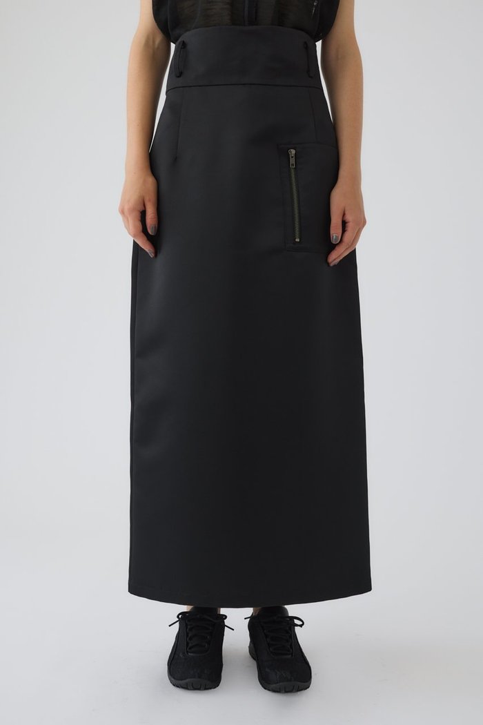 【リムアーク/RIM.ARK】のZip pocket SK/スカート インテリア・キッズ・メンズ・レディースファッション・服の通販 founy(ファニー) https://founy.com/ ファッション Fashion レディースファッション Fashion for Women スカート Skirts ロングスカート Long Skirts / Maxi & Midi Skirts エレガント 上品 Elegant コンパクト Compact, Small Size サテン Satin, Glossy Fabric フォルム Silhouette, Form ロング Long, Long-Length 再入荷 Restock / Back in Stock |ID: prp329100004641635 ipo3291000000035816758