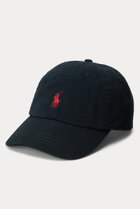 【ラルフローレン/RALPH LAUREN】の【UNISEX】【POLO RALPH LAUREN】コットン チノ ベースボール キャップ ブラック|ID:prp329100004642526