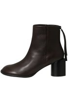 【ピアッカセッテ/ph7+】のオブリークトウショートブーツ ダークブラウン|ID:prp329100004642531