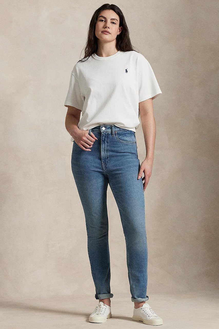 【ラルフローレン/RALPH LAUREN】の【POLO RALPH LAUREN】コットン ジャージー クルーネック Tシャツ 人気、トレンドファッション・服の通販 founy(ファニー) 　ファッション　Fashion　レディースファッション　Fashion for Women　トップス・カットソー　Cut & Sew Tops　シャツ・ブラウス・オフィスカジュアル　Elegant Blouses & Button-Ups　ロングTシャツ・Tシャツ　Longline T-Shirts & Tees　カットソー・ベーシックTシャツ　Cut-and-Sewn Tops / Stretch Tees & Basics　2025年　2025　2025-2026秋冬・A/W　Autumn/Winter 2025–26 AW25–26　インナー　Innerwear　ショート　Short, Short Length　ジャケット　Jacket, Outerwear　スリーブ　Sleeve, Long Sleeve / Short Sleeve　デニム　Denim, Jeans Material　フィット　Fit, Slim Fit　リラックス　Relax, Relaxed Fit　エレガント 上品　Elegant　A/W・秋冬　Autumn/Winter　other-3|ID: prp329100004642539 ipo3291000000033486416