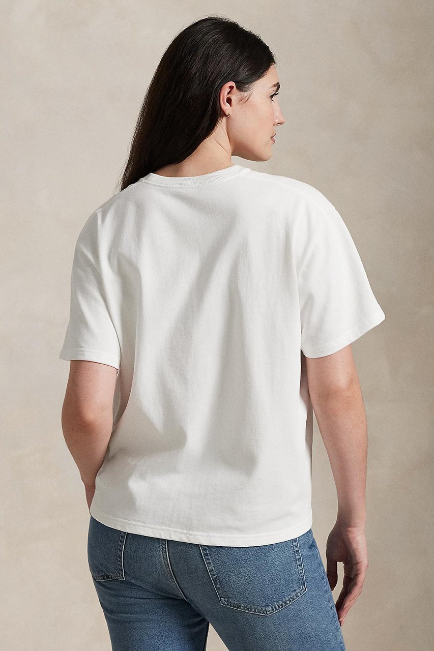 【ラルフローレン/RALPH LAUREN】の【POLO RALPH LAUREN】コットン ジャージー クルーネック Tシャツ 人気、トレンドファッション・服の通販 founy(ファニー) 　ファッション　Fashion　レディースファッション　Fashion for Women　トップス・カットソー　Cut & Sew Tops　シャツ・ブラウス・オフィスカジュアル　Elegant Blouses & Button-Ups　ロングTシャツ・Tシャツ　Longline T-Shirts & Tees　カットソー・ベーシックTシャツ　Cut-and-Sewn Tops / Stretch Tees & Basics　インナー　Innerwear　ショート　Short, Short Length　ジャケット　Jacket, Outerwear　スリーブ　Sleeve, Long Sleeve / Short Sleeve　デニム　Denim, Jeans Material　フィット　Fit, Slim Fit　リラックス　Relax, Relaxed Fit　エレガント 上品　Elegant　other-5|ID: prp329100004642539 ipo3291000000035753454