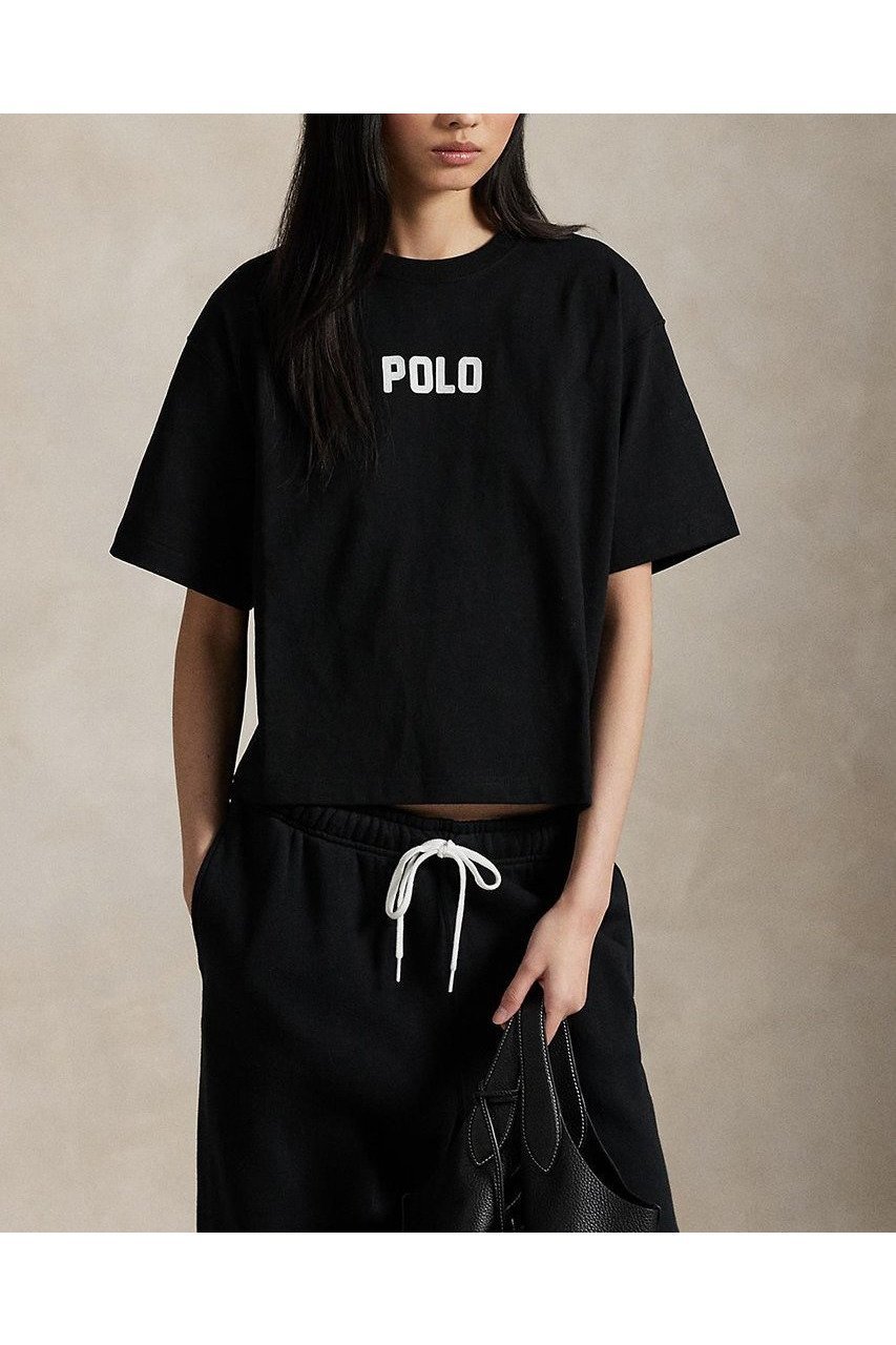 【ラルフローレン/RALPH LAUREN】の【POLO RALPH LAUREN】ロゴ コットン ジャージー クルーネック Tシャツ 人気、トレンドファッション・服の通販 founy(ファニー) 　ファッション　Fashion　レディースファッション　Fashion for Women　トップス・カットソー　Cut & Sew Tops　シャツ・ブラウス・オフィスカジュアル　Elegant Blouses & Button-Ups　ロングTシャツ・Tシャツ　Longline T-Shirts & Tees　カットソー・ベーシックTシャツ　Cut-and-Sewn Tops / Stretch Tees & Basics　2025年　2025　2025-2026秋冬・A/W　Autumn/Winter 2025–26 AW25–26　ショート　Short, Short Length　シンプル　Simple, Minimal　スラックス　Slacks, Dress Pants　スリーブ　Sleeve, Long Sleeve / Short Sleeve　デニム　Denim, Jeans Material　フィット　Fit, Slim Fit　フェミニン　Feminine, Girly　フロント　Front, Front Design　A/W・秋冬　Autumn/Winter　other-5|ID: prp329100004642540 ipo3291000000033486426