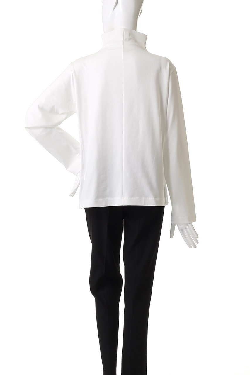 【チノ/CINOH】のCOTTON ジャージー ハイ ネック Tシャツ 人気、トレンドファッション・服の通販 founy(ファニー) 　ファッション　Fashion　レディースファッション　Fashion for Women　トップス・カットソー　Cut & Sew Tops　シャツ・ブラウス・オフィスカジュアル　Elegant Blouses & Button-Ups　ロングTシャツ・Tシャツ　Longline T-Shirts & Tees　カットソー・ベーシックTシャツ　Cut-and-Sewn Tops / Stretch Tees & Basics　2025年　2025　2025-2026秋冬・A/W　Autumn/Winter 2025–26 AW25–26　インド　Indian Textile　カットソー　Cut and Sewn Top　スリーブ　Sleeve, Long Sleeve / Short Sleeve　ドレープ　Drape, Draping Fabric　ハイネック　High Neck, Mock Neck　ロング　Long, Long-Length　A/W・秋冬　Autumn/Winter　other-4|ID: prp329100004642541 ipo3291000000033486432