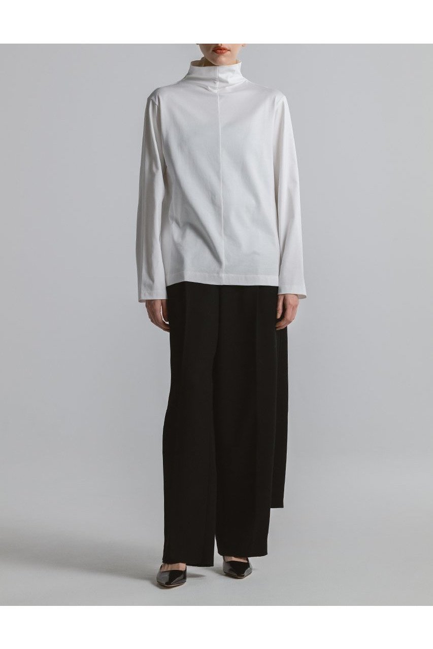【チノ/CINOH】のCOTTON ジャージー ハイ ネック Tシャツ 人気、トレンドファッション・服の通販 founy(ファニー) 　ファッション　Fashion　レディースファッション　Fashion for Women　トップス・カットソー　Cut & Sew Tops　シャツ・ブラウス・オフィスカジュアル　Elegant Blouses & Button-Ups　ロングTシャツ・Tシャツ　Longline T-Shirts & Tees　カットソー・ベーシックTシャツ　Cut-and-Sewn Tops / Stretch Tees & Basics　2025年　2025　2025-2026秋冬・A/W　Autumn/Winter 2025–26 AW25–26　インド　Indian Textile　カットソー　Cut and Sewn Top　スリーブ　Sleeve, Long Sleeve / Short Sleeve　ドレープ　Drape, Draping Fabric　ハイネック　High Neck, Mock Neck　ロング　Long, Long-Length　A/W・秋冬　Autumn/Winter　other-6|ID: prp329100004642541 ipo3291000000033486434