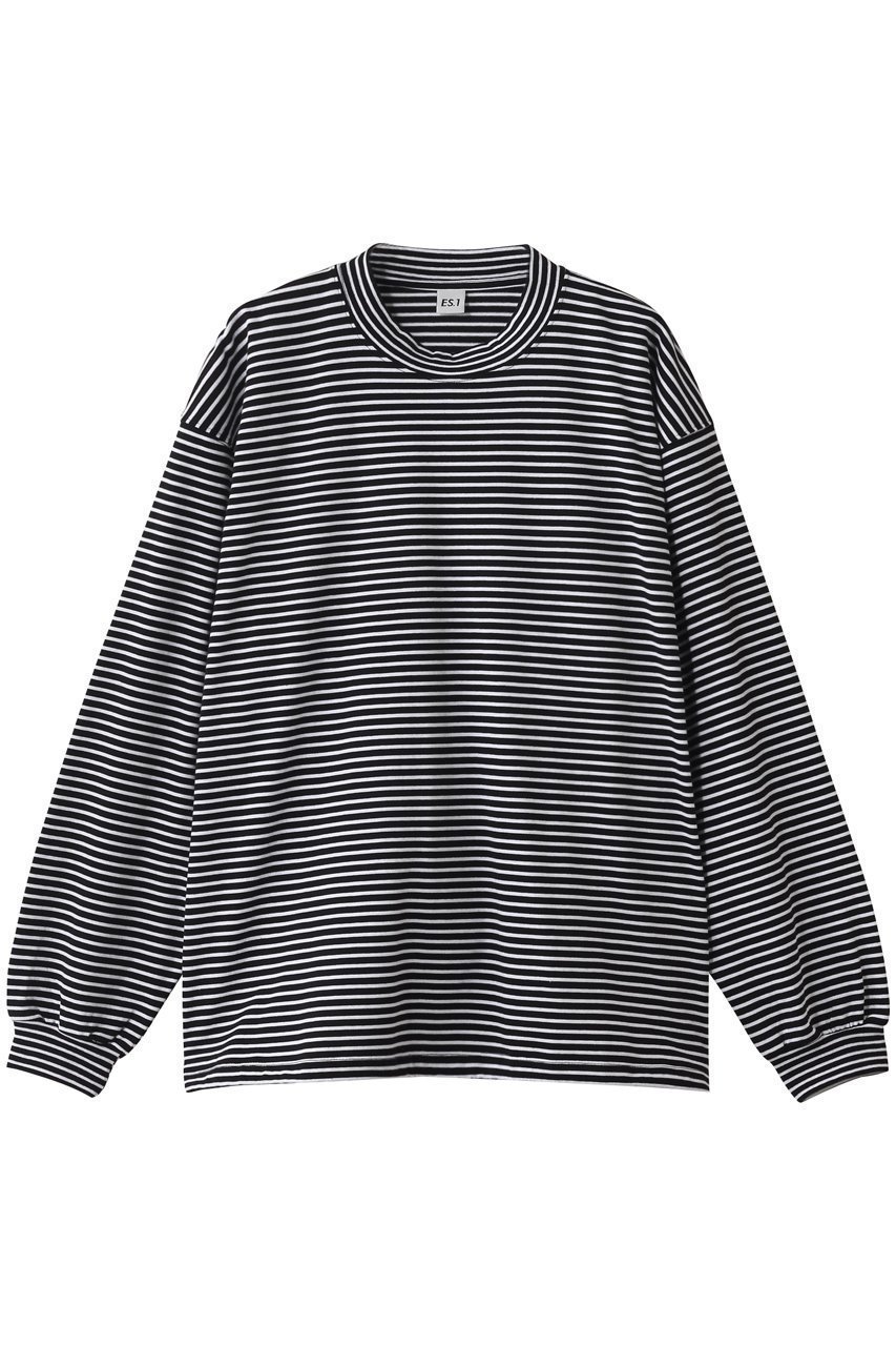 【エスアイ/ES.1 / MEN】の【MEN】Border LS T-shirts T006 人気、トレンドファッション・服の通販 founy(ファニー) 　ファッション　Fashion　メンズファッション　Fashion for Men　トップス・カットソー　Cut & Sew Tops　メンズシャツ　Shirts　ロングTシャツ・Tシャツ / 着回し力抜群　Longline T-Shirts & Tees　おすすめ　Recommended / Our Picks　インナー　Innerwear　ジャケット　Jacket, Outerwear　スリーブ　Sleeve, Long Sleeve / Short Sleeve　ボーダー　Border, Stripe　ロング　Long, Long-Length　定番　Standard, Basic Item　other-7|ID: prp329100004642543 ipo3291000000035753464