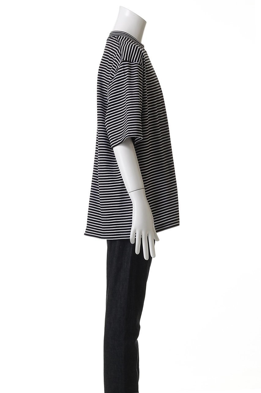 【エスアイ/ES.1 / MEN】の【MEN】Border SS T-shirts T005 人気、トレンドファッション・服の通販 founy(ファニー) 　ファッション　Fashion　メンズファッション　Fashion for Men　トップス・カットソー　Cut & Sew Tops　メンズシャツ　Shirts　ロングTシャツ・Tシャツ / 着回し力抜群　Longline T-Shirts & Tees　ショート　Short, Short Length　スリーブ　Sleeve, Long Sleeve / Short Sleeve　ドローコード　Drawcord, Drawstring Cord　バランス　Balance, Style Balance　ボーダー　Border, Stripe　other-3|ID: prp329100004642545 ipo3291000000035625613