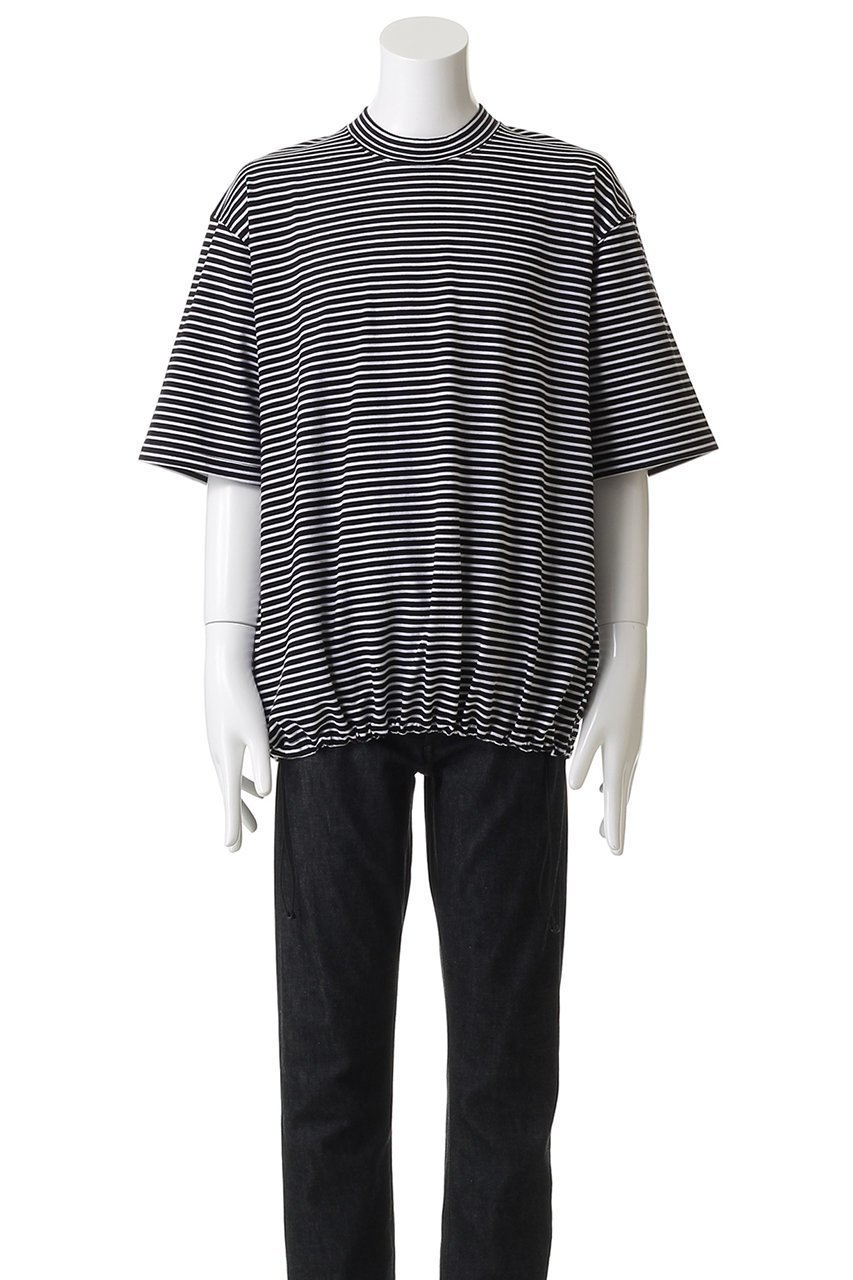 【エスアイ/ES.1 / MEN】の【MEN】Border SS T-shirts T005 人気、トレンドファッション・服の通販 founy(ファニー) 　ファッション　Fashion　メンズファッション　Fashion for Men　トップス・カットソー　Cut & Sew Tops　メンズシャツ　Shirts　ロングTシャツ・Tシャツ / 着回し力抜群　Longline T-Shirts & Tees　ショート　Short, Short Length　スリーブ　Sleeve, Long Sleeve / Short Sleeve　ドローコード　Drawcord, Drawstring Cord　バランス　Balance, Style Balance　ボーダー　Border, Stripe　other-6|ID: prp329100004642545 ipo3291000000035625619