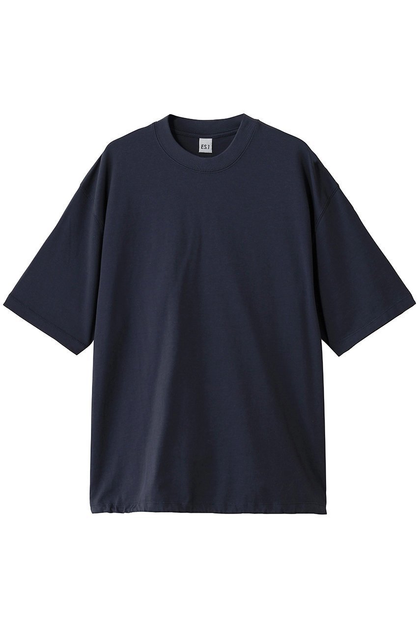 【エスアイ/ES.1 / MEN】の【MEN】SS T-shirts T001 インテリア・キッズ・メンズ・レディースファッション・服の通販 founy(ファニー) 　ファッション　Fashion　メンズファッション　Fashion for Men　トップス・カットソー　Cut & Sew Tops　メンズシャツ　Shirts　ロングTシャツ・Tシャツ / 着回し力抜群　Longline T-Shirts & Tees　ショート　Short, Short Length　スリーブ　Sleeve, Long Sleeve / Short Sleeve　センター　Center, Center Line　デニム　Denim, Jeans Material　ドローコード　Drawcord, Drawstring Cord　バランス　Balance, Style Balance　リラックス　Relax, Relaxed Fit　エレガント 上品　Elegant　定番　Standard, Basic Item　navy|ID: prp329100004642546 ipo3291000000033510967