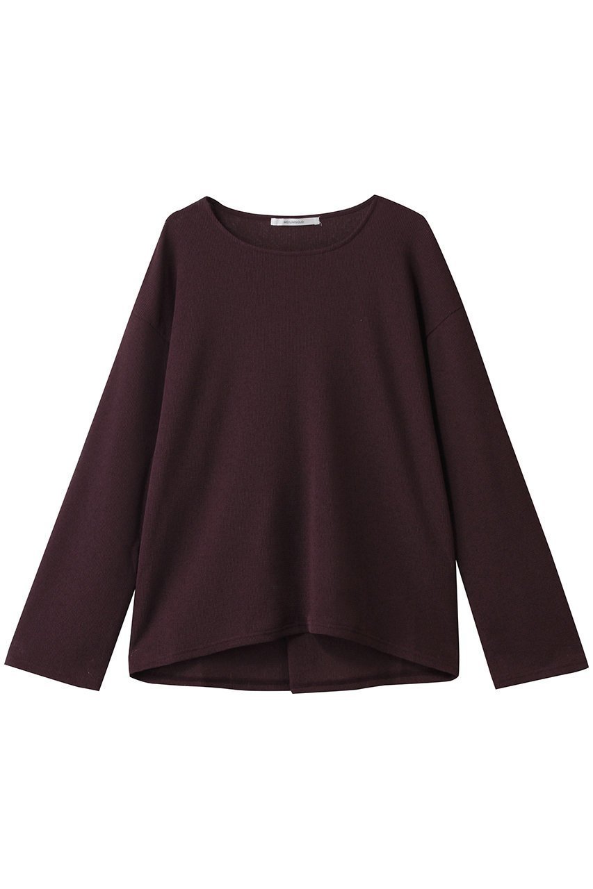 【ミディウミソリッド/MIDIUMISOLID】のsheer waffle PO プルオーバー インテリア・キッズ・メンズ・レディースファッション・服の通販 founy(ファニー) 　ファッション　Fashion　レディースファッション　Fashion for Women　トップス・カットソー　Cut & Sew Tops　シャツ・ブラウス・オフィスカジュアル　Elegant Blouses & Button-Ups　カジュアルプルオーバー・ニットトップス　Pullovers & Knit Tops / Casual Pullovers　2025年　2025　2025-2026秋冬・A/W　Autumn/Winter 2025–26 AW25–26　シアー　Sheer, See-Through　シンプル　Simple, Minimal　スリーブ　Sleeve, Long Sleeve / Short Sleeve　ロング　Long, Long-Length　ワッフル　Waffle, Waffle Knit　A/W・秋冬　Autumn/Winter　wine|ID: prp329100004642549 ipo3291000000033486497