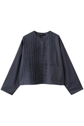 【ミズイロ インド/mizuiro ind】 crew neck pin tucked shirt シャツ人気、トレンドファッション・服の通販 founy(ファニー) ファッション Fashion レディースファッション Fashion for Women トップス・カットソー Cut & Sew Tops シャツ・ブラウス・オフィスカジュアル Elegant Blouses & Button-Ups 2025年 2025 2025-2026秋冬・A/W Autumn/Winter 2025–26 AW25–26 スリーブ Sleeve, Long Sleeve / Short Sleeve フェミニン Feminine, Girly ロング Long, Long-Length A/W・秋冬 Autumn/Winter |ID:prp329100004642550