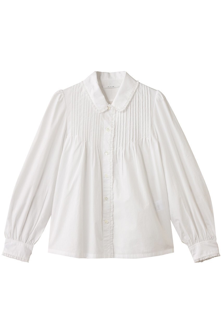 【ジェービーアタイア/J.B. ATTIRE】のMONTPARNASSE RUFFLE BLOUSE 人気、トレンドファッション・服の通販 founy(ファニー) 　ファッション　Fashion　レディースファッション　Fashion for Women　トップス・カットソー　Cut & Sew Tops　シャツ・ブラウス・オフィスカジュアル　Elegant Blouses & Button-Ups　2025年　2025　2025-2026秋冬・A/W　Autumn/Winter 2025–26 AW25–26　おすすめ　Recommended / Our Picks　インナー　Innerwear　ギャザー　Gathered, Ruffled　サロペット　Overalls, Salopette　スリーブ　Sleeve, Long Sleeve / Short Sleeve　フェミニン　Feminine, Girly　レース　Lace, Lace Fabric　ロング　Long, Long-Length　A/W・秋冬　Autumn/Winter　 other-1|ID: prp329100004642551 ipo3291000000033486514