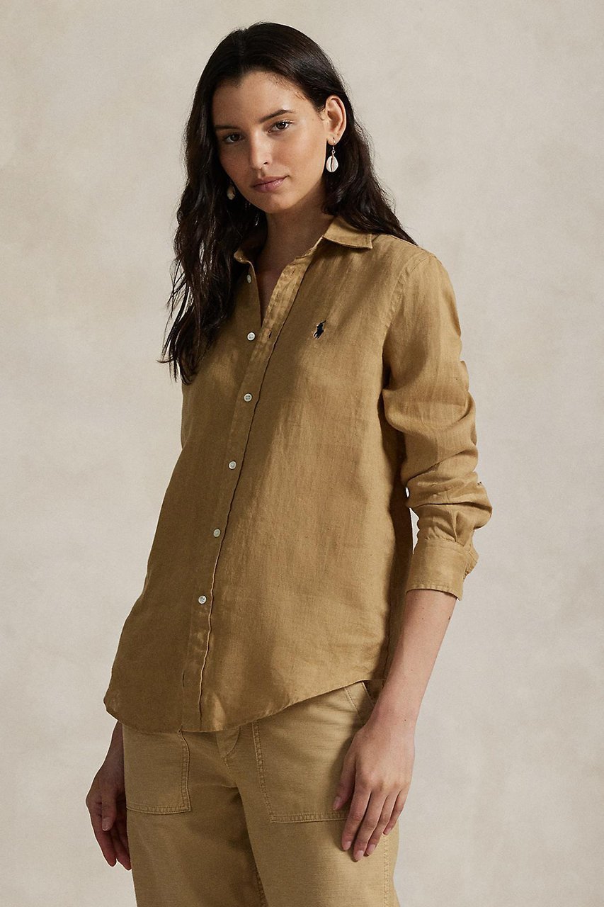 【ラルフローレン/RALPH LAUREN】の【POLO RALPH LAUREN】クラシック フィット リネン シャツ 人気、トレンドファッション・服の通販 founy(ファニー) 　ファッション　Fashion　レディースファッション　Fashion for Women　トップス・カットソー　Cut & Sew Tops　シャツ・ブラウス・オフィスカジュアル　Elegant Blouses & Button-Ups　2025年　2025　2025-2026秋冬・A/W　Autumn/Winter 2025–26 AW25–26　クラシック　Classic, Timeless Style　スリーブ　Sleeve, Long Sleeve / Short Sleeve　フィット　Fit, Slim Fit　リネン　Linen, Linen Fabric　リラックス　Relax, Relaxed Fit　ロング　Long, Long-Length　エレガント 上品　Elegant　A/W・秋冬　Autumn/Winter　other-6|ID: prp329100004642552 ipo3291000000033486530