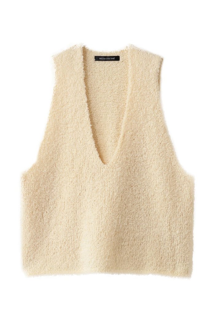 【ミズイロ インド/mizuiro ind】のhairly V neck vest ベスト インテリア・キッズ・メンズ・レディースファッション・服の通販 founy(ファニー) https://founy.com/ ファッション Fashion レディースファッション Fashion for Women トップス・カットソー Cut & Sew Tops ニット Knit Tops & Sweaters ベスト&ジレ / 重ね着スタイル Vests & Gilets カジュアルプルオーバー・ニットトップス Pullovers & Knit Tops / Casual Pullovers 2025年 2025 2025-2026秋冬・A/W Autumn/Winter 2025–26 AW25–26 おすすめ Recommended / Our Picks カットソー Cut and Sewn Top ベスト Vest, Waistcoat ロング Long, Long-Length A/W・秋冬 Autumn/Winter |ID: prp329100004642555 ipo3291000000033486545