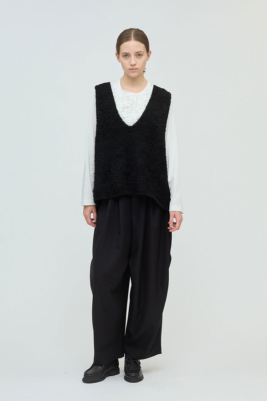 【ミズイロ インド/mizuiro ind】のhairly V neck vest ベスト 人気、トレンドファッション・服の通販 founy(ファニー) 　ファッション　Fashion　レディースファッション　Fashion for Women　トップス・カットソー　Cut & Sew Tops　ニット　Knit Tops & Sweaters　ベスト&ジレ / 重ね着スタイル　Vests & Gilets　カジュアルプルオーバー・ニットトップス　Pullovers & Knit Tops / Casual Pullovers　おすすめ　Recommended / Our Picks　カットソー　Cut and Sewn Top　ベスト　Vest, Waistcoat　ロング　Long, Long-Length　A/W・秋冬　Autumn/Winter　other-6|ID: prp329100004642555 ipo3291000000033510970