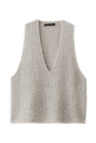 【ミズイロ インド/mizuiro ind】のへアリーVネックベスト beige|ID:prp329100004642555