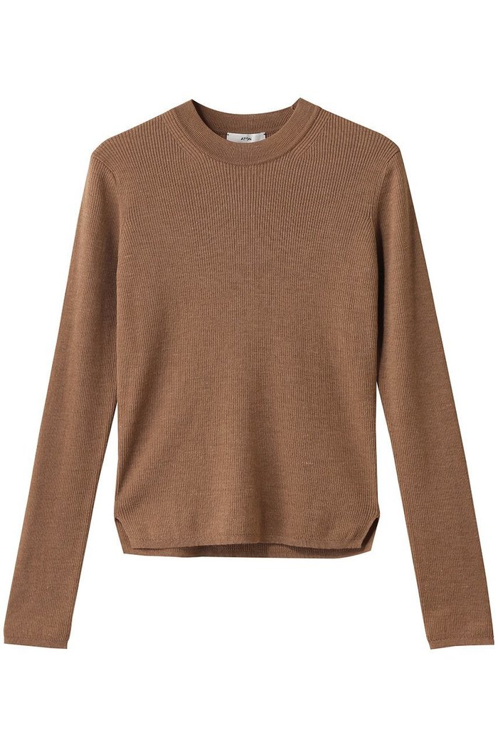 【エイトン/ATON】のRAMIE WOOL リブモックネックセーター インテリア・キッズ・メンズ・レディースファッション・服の通販 founy(ファニー) https://founy.com/ ファッション Fashion レディースファッション Fashion for Women トップス・カットソー Cut & Sew Tops ニット Knit Tops & Sweaters カジュアルプルオーバー・ニットトップス Pullovers & Knit Tops / Casual Pullovers 2025年 2025 2025-2026秋冬・A/W Autumn/Winter 2025–26 AW25–26 インナー Innerwear スリーブ Sleeve, Long Sleeve / Short Sleeve セーター Sweater, Knitwear ネップ Nepp, Slub Yarn モックネック Mock Neck, Short Turtleneck ロング Long, Long-Length 定番 Standard, Basic Item A/W・秋冬 Autumn/Winter |ID: prp329100004642556 ipo3291000000033486557