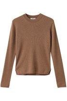 【エイトン/ATON】のRAMIE WOOL リブモックネックセーター ベージュ|ID: prp329100004642556 ipo3291000000035753497