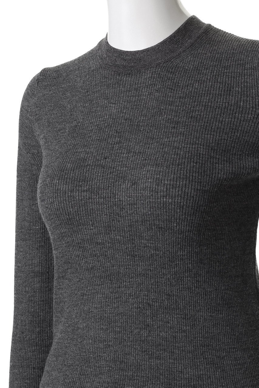 【エイトン/ATON】のRAMIE WOOL リブモックネックセーター 人気、トレンドファッション・服の通販 founy(ファニー) 　ファッション　Fashion　レディースファッション　Fashion for Women　トップス・カットソー　Cut & Sew Tops　ニット　Knit Tops & Sweaters　カジュアルプルオーバー・ニットトップス　Pullovers & Knit Tops / Casual Pullovers　インナー　Innerwear　スリーブ　Sleeve, Long Sleeve / Short Sleeve　セーター　Sweater, Knitwear　ネップ　Nepp, Slub Yarn　モックネック　Mock Neck, Short Turtleneck　ロング　Long, Long-Length　定番　Standard, Basic Item　other-5|ID: prp329100004642556 ipo3291000000035753503