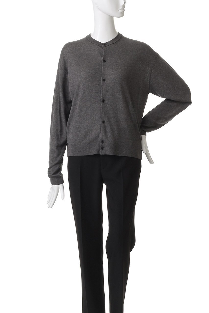 【エイトン/ATON】のGARMENT DYED CASHMERE SILK クルーネックカーディガン 人気、トレンドファッション・服の通販 founy(ファニー) 　ファッション　Fashion　レディースファッション　Fashion for Women　トップス・カットソー　Cut & Sew Tops　ニット　Knit Tops & Sweaters　カーディガン・羽織り　Layered Style Cardigans　ウォッシャブル　Machine Washable　カーディガン　Cardigan, Knitwear　シルク　Silk, 100% Silk　other-2|ID: prp329100004642559 ipo3291000000035753515