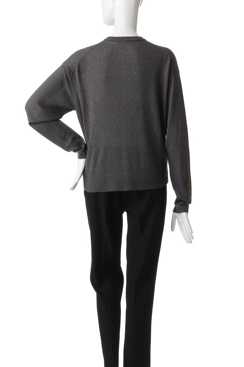 【エイトン/ATON】のGARMENT DYED CASHMERE SILK クルーネックカーディガン 人気、トレンドファッション・服の通販 founy(ファニー) 　ファッション　Fashion　レディースファッション　Fashion for Women　トップス・カットソー　Cut & Sew Tops　ニット　Knit Tops & Sweaters　カーディガン・羽織り　Layered Style Cardigans　ウォッシャブル　Machine Washable　カーディガン　Cardigan, Knitwear　シルク　Silk, 100% Silk　other-4|ID: prp329100004642559 ipo3291000000035753517