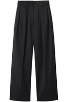 【チノ/CINOH】のT/W ツイル ハイ ウエスト ツータック パンツ チャコールグレー|ID:prp329100004642567