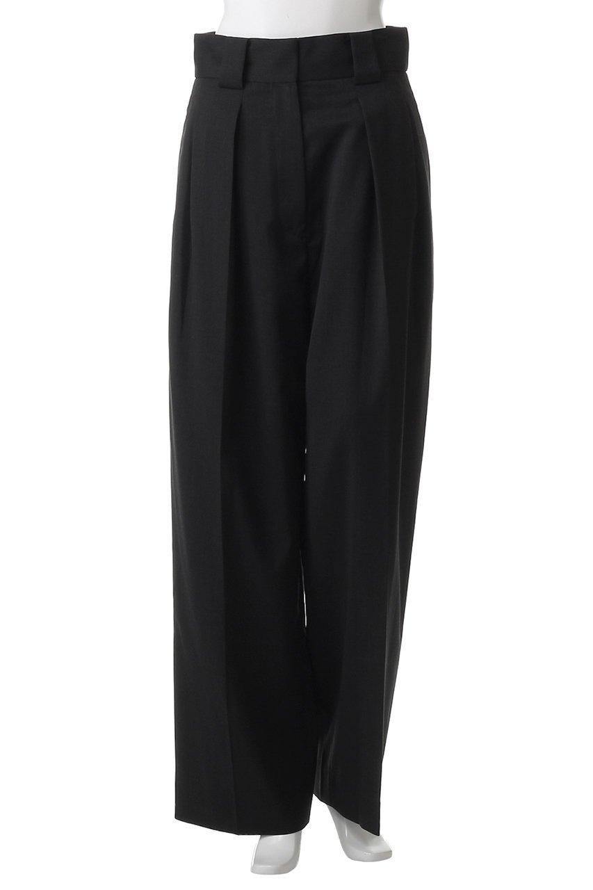 【チノ/CINOH】のT/W ツイル ハイ ウエスト ツータック パンツ 人気、トレンドファッション・服の通販 founy(ファニー) 　ファッション　Fashion　レディースファッション　Fashion for Women　パンツ　Pants & Trousers　カットソー　Cut and Sewn Top　ツイル　Twist, Twisted Detail　フロント　Front, Front Design　other-2|ID: prp329100004642567 ipo3291000000035651901