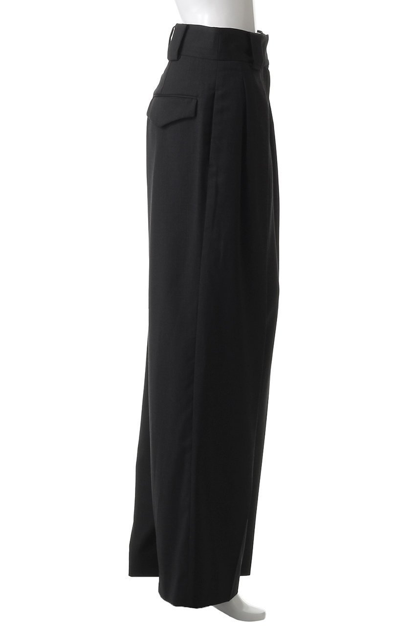 【チノ/CINOH】のT/W ツイル ハイ ウエスト ツータック パンツ 人気、トレンドファッション・服の通販 founy(ファニー) 　ファッション　Fashion　レディースファッション　Fashion for Women　パンツ　Pants & Trousers　カットソー　Cut and Sewn Top　ツイル　Twist, Twisted Detail　フロント　Front, Front Design　other-3|ID: prp329100004642567 ipo3291000000035651903