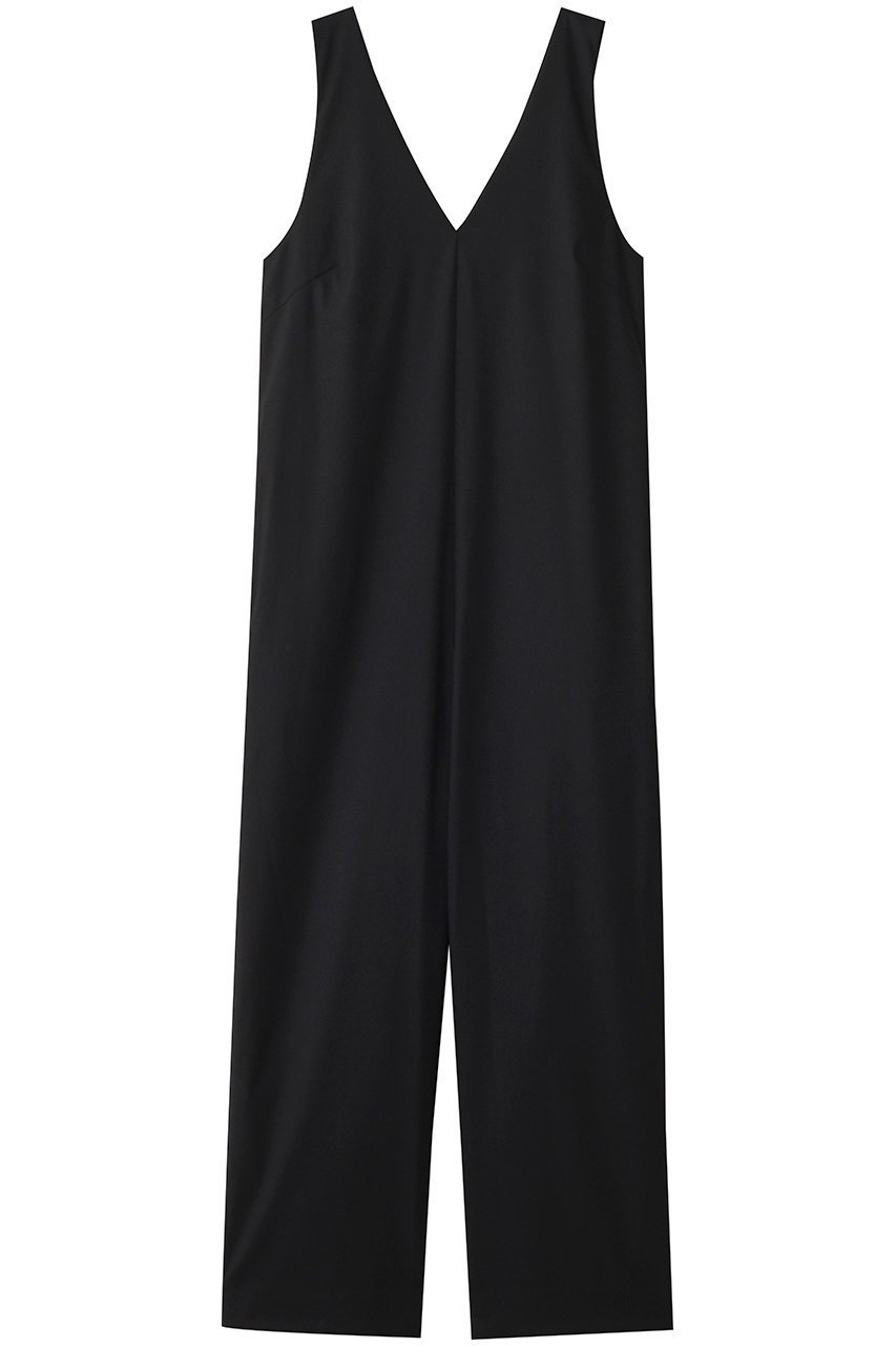【エリオポール/heliopole】のジャンプスーツ(V NECK) インテリア・キッズ・メンズ・レディースファッション・服の通販 founy(ファニー) 　ファッション　Fashion　レディースファッション　Fashion for Women　パンツ　Pants & Trousers　インナー　Innerwear　スーツ　Suit, Formalwear　ロング　Long, Long-Length　ブラック|ID: prp329100004642570 ipo3291000000035068324