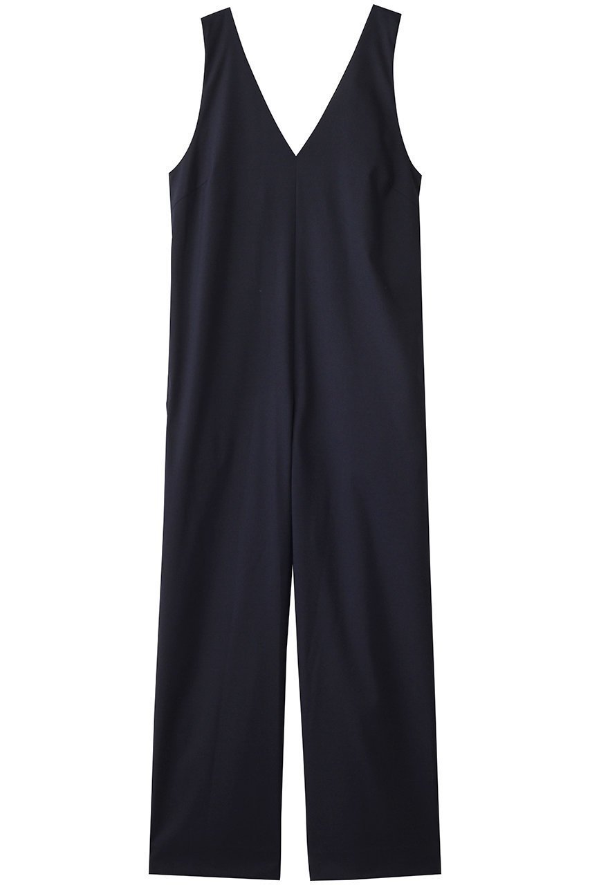 【エリオポール/heliopole】のジャンプスーツ(V NECK) インテリア・キッズ・メンズ・レディースファッション・服の通販 founy(ファニー) 　ファッション　Fashion　レディースファッション　Fashion for Women　パンツ　Pants & Trousers　インナー　Innerwear　スーツ　Suit, Formalwear　ロング　Long, Long-Length　再入荷　Restock / Back in Stock　ネイビー|ID: prp329100004642570 ipo3291000000035782043