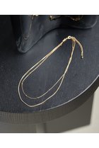 【ウィムガゼット/Whim Gazette】の【THE PAUSE】ダブルチェーンネックレス 人気、トレンドファッション・服の通販 founy(ファニー) ファッション Fashion レディースファッション Fashion for Women ジュエリー Jewelry ネックレス Necklaces & Pendants アンティーク Antique-Inspired ヴィンテージ Vintage Style グラデーション Gradient, Ombre ショート Short, Short Length シルバー Silver, Metallic Silver シンプル Simple, Minimal チェーン Chain, Chain Strap ドット Polka Dot, Dot Pattern ネックレス Necklace, Pendant Necklace ワーク Workwear, Utility Style おすすめ Recommended / Our Picks thumbnail ゴールド|ID: prp329100004642580 ipo3291000000036084817