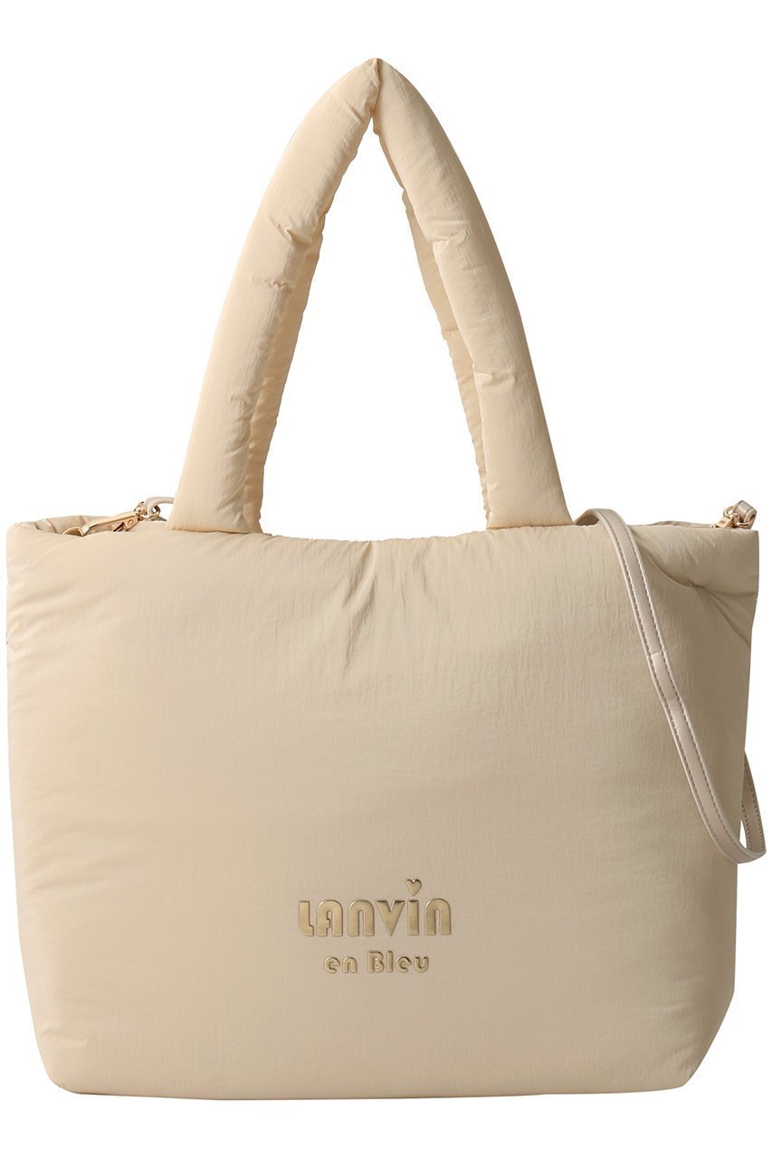 【ランバン オン ブルー/LANVIN en Bleu】のパデッドトートバッグ 人気、トレンドファッション・服の通販 founy(ファニー) 　ファッション　Fashion　レディースファッション　Fashion for Women　バッグ　Bags　おすすめ　Recommended / Our Picks　シンプル　Simple, Minimal　ドローコード　Drawcord, Drawstring Cord　ポケット　Pocket, Pocket Detail　リュクス　Luxury, Elegant, High-End, Chic　ワーク　Workwear, Utility Style　旅行　Travel　 other-1|ID: prp329100004643517 ipo3291000000035947224