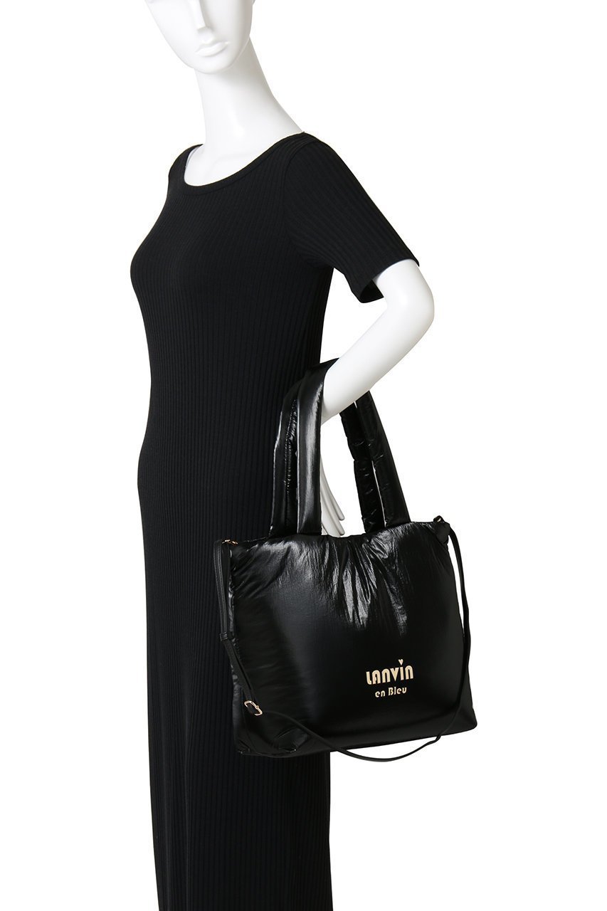 【ランバン オン ブルー/LANVIN en Bleu】のパデッドトートバッグ 人気、トレンドファッション・服の通販 founy(ファニー) 　ファッション　Fashion　レディースファッション　Fashion for Women　バッグ　Bags　おすすめ　Recommended / Our Picks　シンプル　Simple, Minimal　ドローコード　Drawcord, Drawstring Cord　ポケット　Pocket, Pocket Detail　リュクス　Luxury, Elegant, High-End, Chic　ワーク　Workwear, Utility Style　旅行　Travel　other-2|ID: prp329100004643517 ipo3291000000035947227