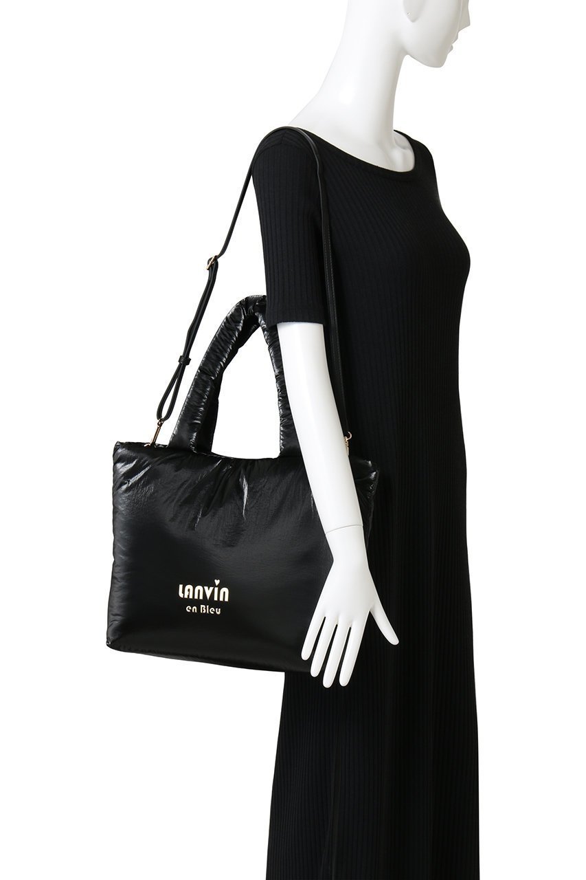 【ランバン オン ブルー/LANVIN en Bleu】のパデッドトートバッグ 人気、トレンドファッション・服の通販 founy(ファニー) 　ファッション　Fashion　レディースファッション　Fashion for Women　バッグ　Bags　おすすめ　Recommended / Our Picks　シンプル　Simple, Minimal　ドローコード　Drawcord, Drawstring Cord　ポケット　Pocket, Pocket Detail　リュクス　Luxury, Elegant, High-End, Chic　ワーク　Workwear, Utility Style　旅行　Travel　other-6|ID: prp329100004643517 ipo3291000000035947231