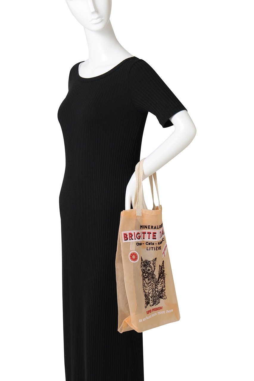 【マルティニーク/martinique】の【brigitte tanaka】バッグ 人気、トレンドファッション・服の通販 founy(ファニー) 　ファッション　Fashion　レディースファッション　Fashion for Women　バッグ　Bags　2025年　2025　2025-2026秋冬・A/W　Autumn/Winter 2025–26 AW25–26　オーガンジー　Organza Fabric　シアー　Sheer, See-Through　ネコ　Cat, Feline Motif　モチーフ　Motif, Design Theme　旅行　Travel　A/W・秋冬　Autumn/Winter　other-2|ID: prp329100004643519 ipo3291000000033497602