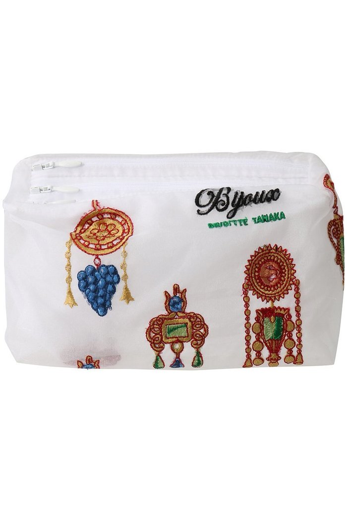 【マルティニーク/martinique】の【brigitte tanaka】ポーチ インテリア・キッズ・メンズ・レディースファッション・服の通販 founy(ファニー) https://founy.com/ ファッション Fashion レディースファッション Fashion for Women ポーチ&ミニバッグ Pouches & Mini Bags オーガンジー Organza Fabric カラフル Colorful Design ジップ Zip, Zipper ポーチ Pouch, Small Case モチーフ Motif, Design Theme リュクス Luxury, Elegant, High-End, Chic |ID: prp329100004643526 ipo3291000000036133150