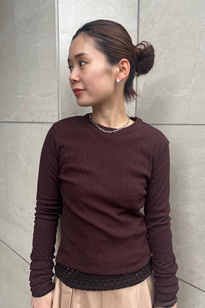 【スタニングルアー/STUNNING LURE】のヌーディドライロングTシャツ 人気、トレンドファッション・服の通販 founy(ファニー) ファッション Fashion レディースファッション Fashion for Women トップス・カットソー Cut & Sew Tops シャツ・ブラウス・オフィスカジュアル Elegant Blouses & Button-Ups ロングTシャツ・Tシャツ Longline T-Shirts & Tees カットソー・ベーシックTシャツ Cut-and-Sewn Tops / Stretch Tees & Basics シンプル Simple, Minimal スリーブ Sleeve, Long Sleeve / Short Sleeve フィット Fit, Slim Fit ロング Long, Long-Length other-8|ID: prp329100004643538 ipo3291000000034409649