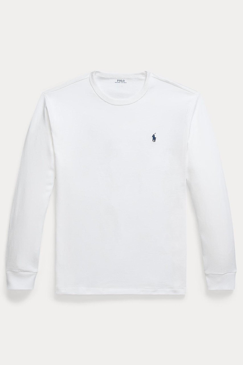 【ラルフローレン/RALPH LAUREN / MEN】の【MEN】【POLO RALPH LAUREN】クラシック フィット ジャージー ロングスリーブ Tシャツ インテリア・キッズ・メンズ・レディースファッション・服の通販 founy(ファニー) 　ファッション　Fashion　メンズファッション　Fashion for Men　トップス・カットソー　Cut & Sew Tops　メンズシャツ　Shirts　2025年　2025　2025-2026秋冬・A/W　Autumn/Winter 2025–26 AW25–26　インナー　Innerwear　ウォッシュ　Washed Finish　クラシック　Classic, Timeless Style　シンプル　Simple, Minimal　ジャケット　Jacket, Outerwear　スリーブ　Sleeve, Long Sleeve / Short Sleeve　フィット　Fit, Slim Fit　ベーシック　Basic, Essential　ロング　Long, Long-Length　A/W・秋冬　Autumn/Winter　ホワイト|ID: prp329100004643539 ipo3291000000033497740