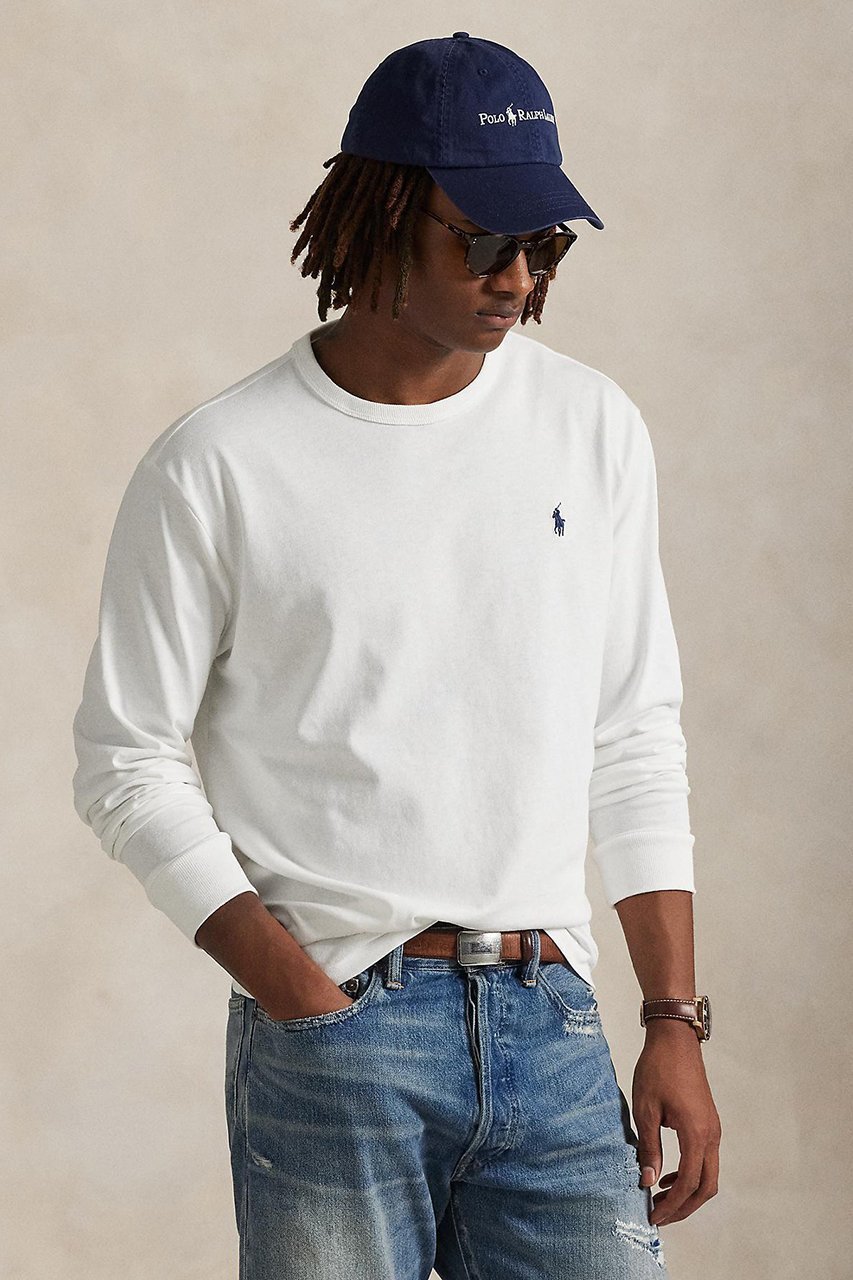 【ラルフローレン/RALPH LAUREN / MEN】の【MEN】【POLO RALPH LAUREN】クラシック フィット ジャージー ロングスリーブ Tシャツ 人気、トレンドファッション・服の通販 founy(ファニー) 　ファッション　Fashion　メンズファッション　Fashion for Men　トップス・カットソー　Cut & Sew Tops　メンズシャツ　Shirts　2025年　2025　2025-2026秋冬・A/W　Autumn/Winter 2025–26 AW25–26　インナー　Innerwear　ウォッシュ　Washed Finish　クラシック　Classic, Timeless Style　シンプル　Simple, Minimal　ジャケット　Jacket, Outerwear　スリーブ　Sleeve, Long Sleeve / Short Sleeve　フィット　Fit, Slim Fit　ベーシック　Basic, Essential　ロング　Long, Long-Length　A/W・秋冬　Autumn/Winter　other-5|ID: prp329100004643539 ipo3291000000033497744