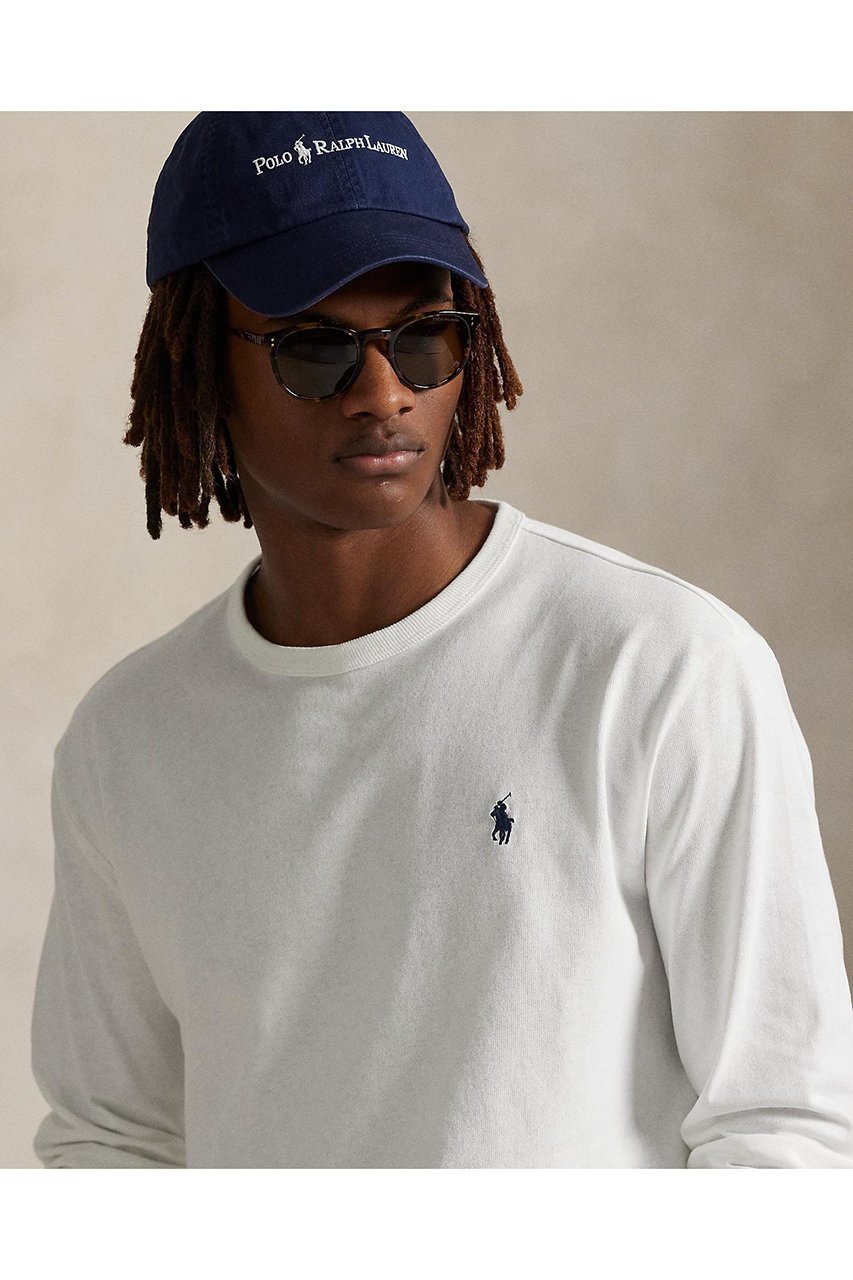 【ラルフローレン/RALPH LAUREN / MEN】の【MEN】【POLO RALPH LAUREN】クラシック フィット ジャージー ロングスリーブ Tシャツ 人気、トレンドファッション・服の通販 founy(ファニー) 　ファッション　Fashion　メンズファッション　Fashion for Men　トップス・カットソー　Cut & Sew Tops　メンズシャツ　Shirts　インナー　Innerwear　ウォッシュ　Washed Finish　クラシック　Classic, Timeless Style　シンプル　Simple, Minimal　ジャケット　Jacket, Outerwear　スリーブ　Sleeve, Long Sleeve / Short Sleeve　フィット　Fit, Slim Fit　ベーシック　Basic, Essential　ロング　Long, Long-Length　other-2|ID: prp329100004643539 ipo3291000000036133159