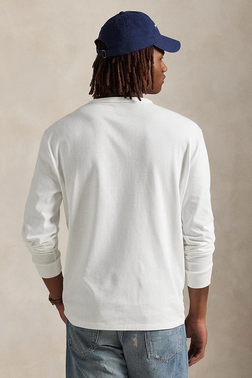 【ラルフローレン/RALPH LAUREN / MEN】の【MEN】【POLO RALPH LAUREN】クラシック フィット ジャージー ロングスリーブ Tシャツ 人気、トレンドファッション・服の通販 founy(ファニー) 　ファッション　Fashion　メンズファッション　Fashion for Men　トップス・カットソー　Cut & Sew Tops　メンズシャツ　Shirts　インナー　Innerwear　ウォッシュ　Washed Finish　クラシック　Classic, Timeless Style　シンプル　Simple, Minimal　ジャケット　Jacket, Outerwear　スリーブ　Sleeve, Long Sleeve / Short Sleeve　フィット　Fit, Slim Fit　ベーシック　Basic, Essential　ロング　Long, Long-Length　other-4|ID: prp329100004643539 ipo3291000000036133161