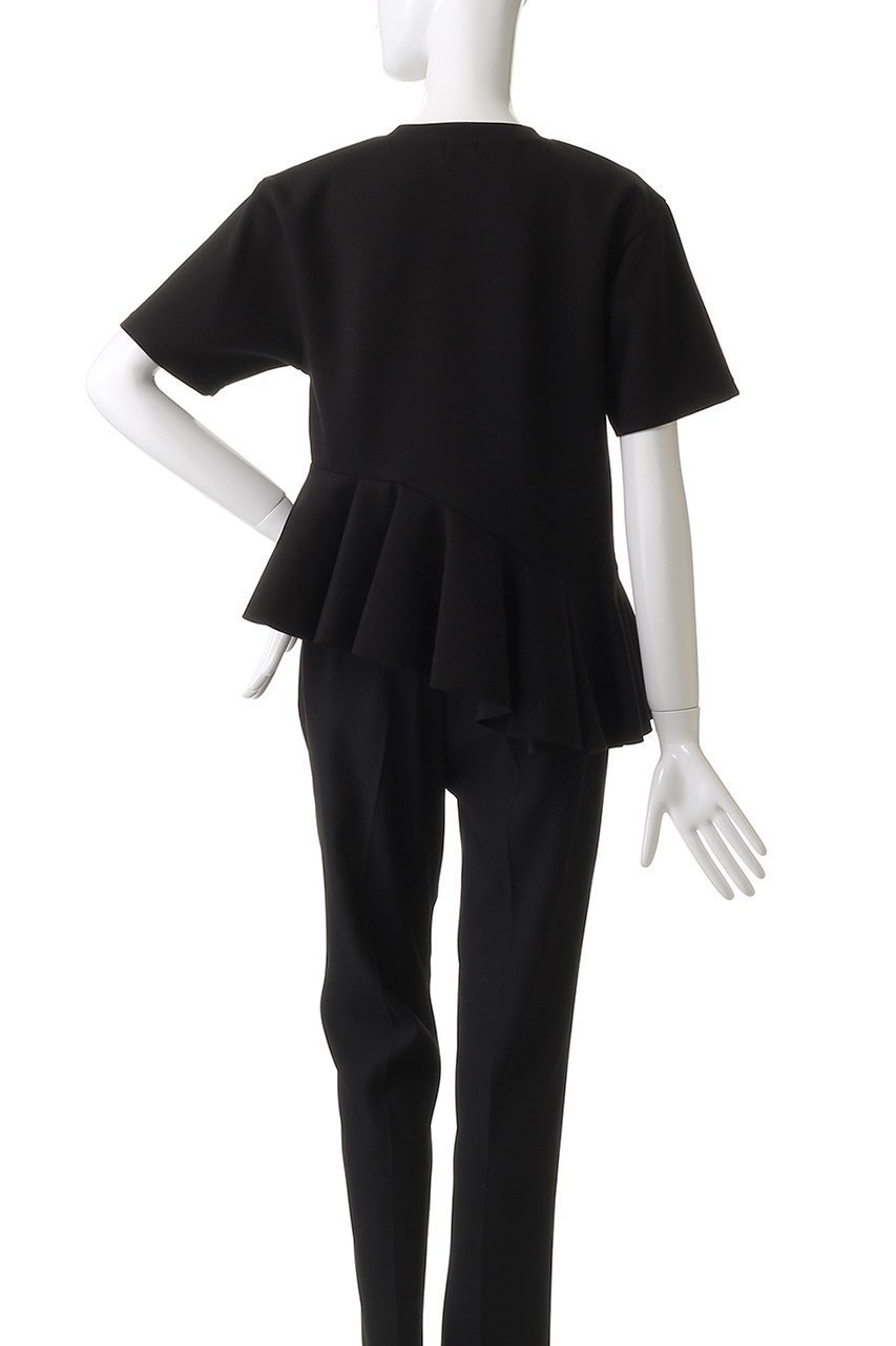 【マノフ/MANOF】のFRILL DESIGN CUT TOPS Tシャツ・カットソー 人気、トレンドファッション・服の通販 founy(ファニー) 　ファッション　Fashion　レディースファッション　Fashion for Women　トップス・カットソー　Cut & Sew Tops　シャツ・ブラウス・オフィスカジュアル　Elegant Blouses & Button-Ups　ロングTシャツ・Tシャツ　Longline T-Shirts & Tees　カットソー・ベーシックTシャツ　Cut-and-Sewn Tops / Stretch Tees & Basics　2025年　2025　2025-2026秋冬・A/W　Autumn/Winter 2025–26 AW25–26　アシンメトリー　Asymmetrical Style　カットソー　Cut and Sewn Top　ショート　Short, Short Length　シンプル　Simple, Minimal　スリーブ　Sleeve, Long Sleeve / Short Sleeve　ハーフ　Half, Half-Length　フリル　Frill, Ruffle　A/W・秋冬　Autumn/Winter　other-4|ID: prp329100004643541 ipo3291000000033497760