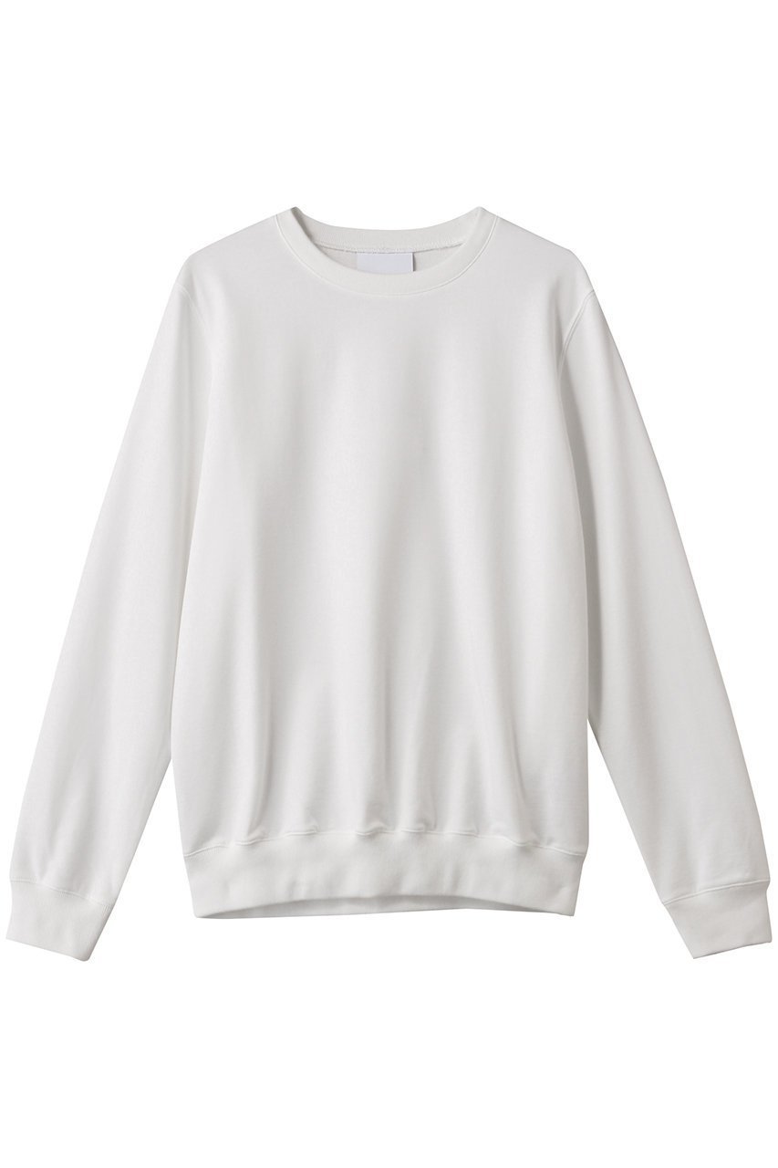 【スローン/SLOANE】のスピンギザコットン クルーネックスウェット 人気、トレンドファッション・服の通販 founy(ファニー) 　ファッション　Fashion　レディースファッション　Fashion for Women　トップス・カットソー　Cut & Sew Tops　シャツ・ブラウス・オフィスカジュアル　Elegant Blouses & Button-Ups　レディースパーカー・カジュアルフーディー　Casual Hoodies & Sweatshirts　ロングTシャツ・Tシャツ　Longline T-Shirts & Tees　スウェット・クルーネックトップス　Sweatshirts & Crewnecks / Relaxed Fit Sweat Tops　カットソー・ベーシックTシャツ　Cut-and-Sewn Tops / Stretch Tees & Basics　2025年　2025　2025-2026秋冬・A/W　Autumn/Winter 2025–26 AW25–26　なめらか　Smooth, Silky Texture　インド　Indian Textile　スウェット / スエット　Sweatshirt, Sweatwear　ベーシック　Basic, Essential　A/W・秋冬　Autumn/Winter　 other-1|ID: prp329100004643542 ipo3291000000033497762