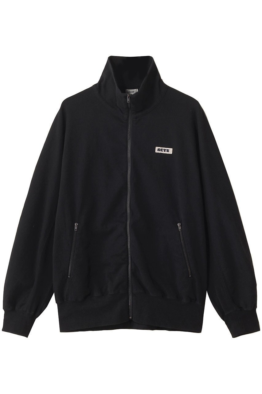 【サイ サイベーシックス/Scye SCYE BASICS】の【UNISEX】Tight Tension コットン ジャージー ジップ アップ トップ インテリア・キッズ・メンズ・レディースファッション・服の通販 founy(ファニー) 　ファッション　Fashion　レディースファッション　Fashion for Women　トップス・カットソー　Cut & Sew Tops　カーディガン・羽織り　Layered Style Cardigans　シャツ・ブラウス・オフィスカジュアル　Elegant Blouses & Button-Ups　ロングTシャツ・Tシャツ　Longline T-Shirts & Tees　カットソー・ベーシックTシャツ　Cut-and-Sewn Tops / Stretch Tees & Basics　2025年　2025　2025-2026秋冬・A/W　Autumn/Winter 2025–26 AW25–26　ユニセックス　Unisex, Genderless　カーディガン　Cardigan, Knitwear　クラシカル　Classical, Vintage-Inspired　コンパクト　Compact, Small Size　ジップ　Zip, Zipper　ボトム　Bottoms, Lower Wear　A/W・秋冬　Autumn/Winter　ブラック|ID: prp329100004643543 ipo3291000000033497772